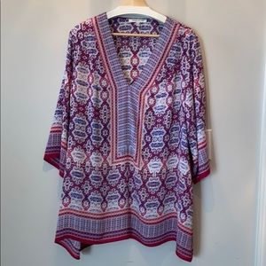 Rose+Olive blouse top